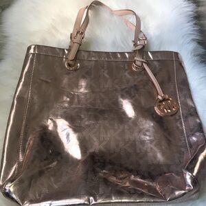 Michael Kors Shimmering Rose Gold Tote